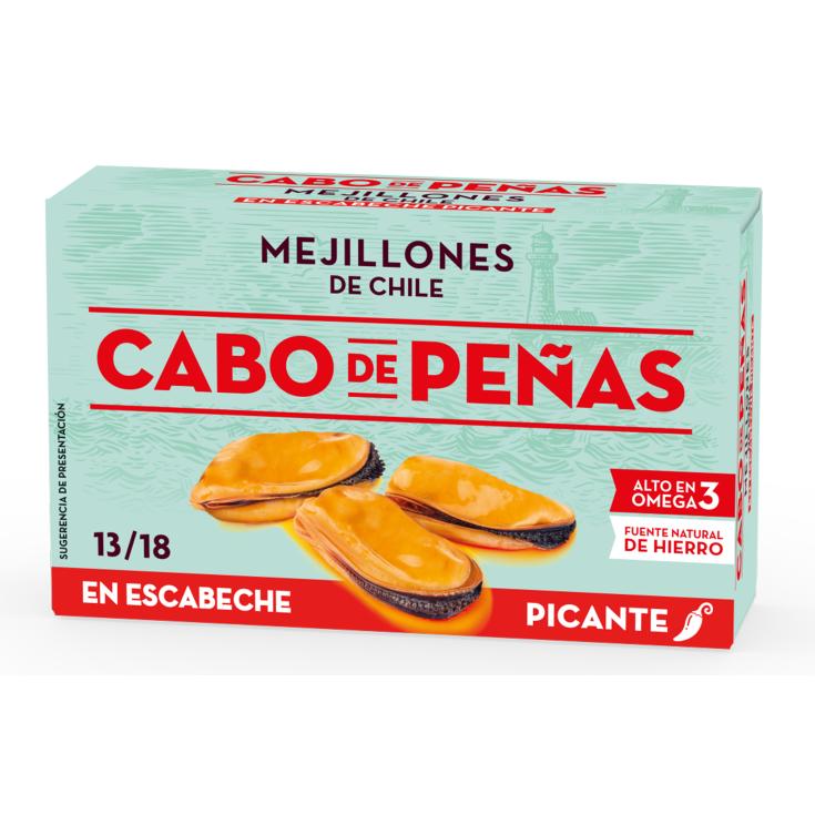 Mejillones en escabeche 13/18 Cabo de peñas