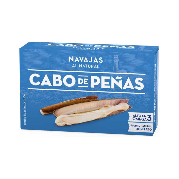 Navajas al natural 6/8 uds 60g