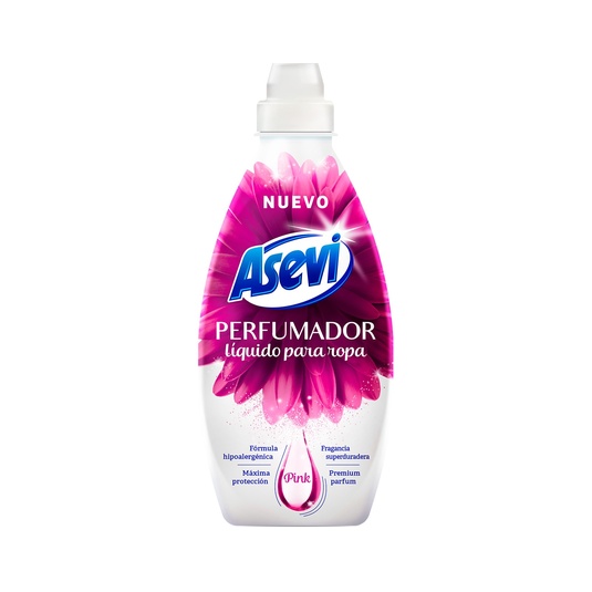 Perfumador líquido para ropa Pink 36 dosis botella 720 ml