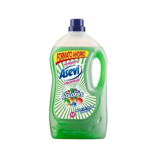 Detergente colores 54 lavados 378cl