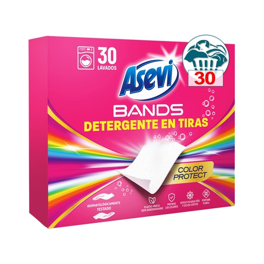 Detergente concentrado en tiras lavado impecable 