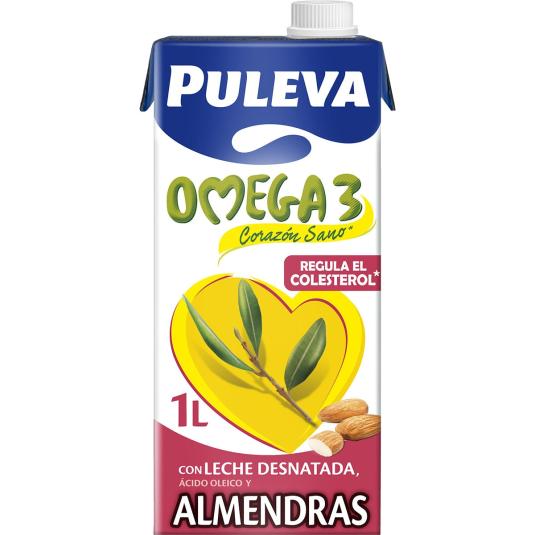 Bebida láctea almendras omega 3 Puleva - 1l