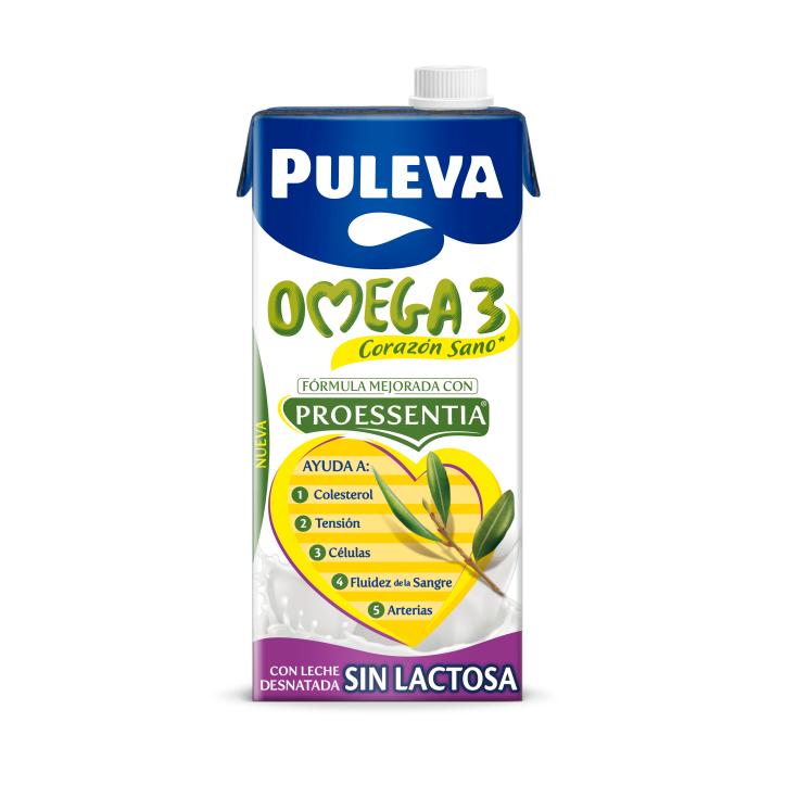 Bebida desnatada sin lactosa Puleva Omega3 - 1l