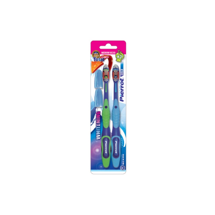 CEP. DENTAL PIERROT GOLD. MEDIO. PACK 2 PREMIUM
