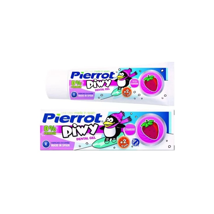 Pasta/Gel dental Infantil 200mm Infantil Pierrot Piwy Fresa.