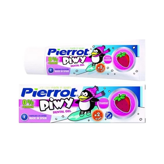 Pasta/Gel dental Infantil 200mm Infantil Pierrot Piwy Fresa.