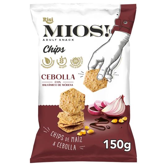 Chips de maíz y cebolla con balsámico Mios! Risi - 150g