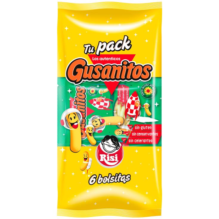 Tu Pack Gusanitos 6x18g