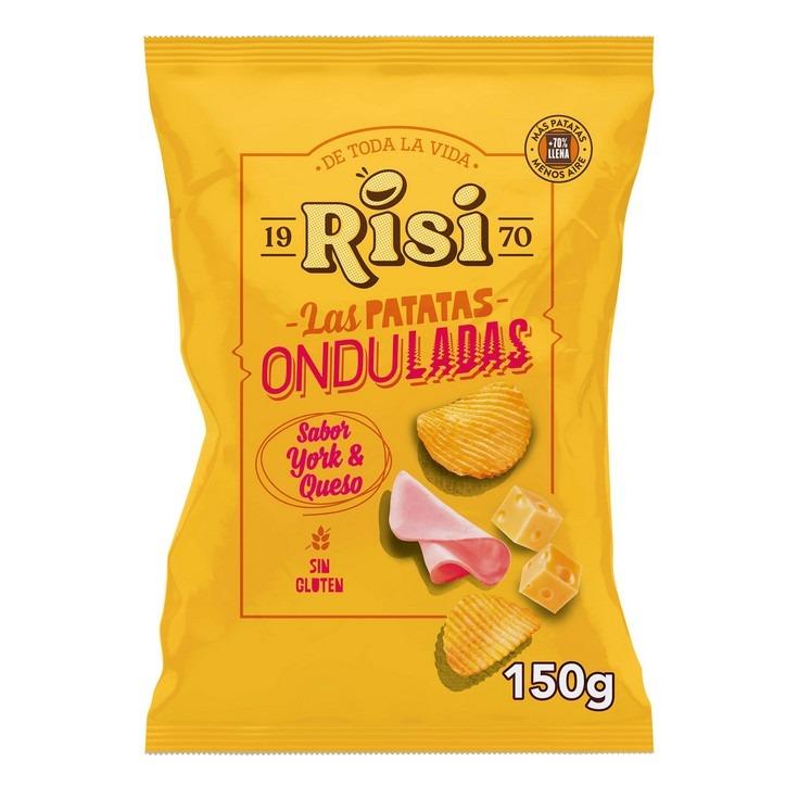 Patatas fritas onduladas York & Queso - Risi - 150g