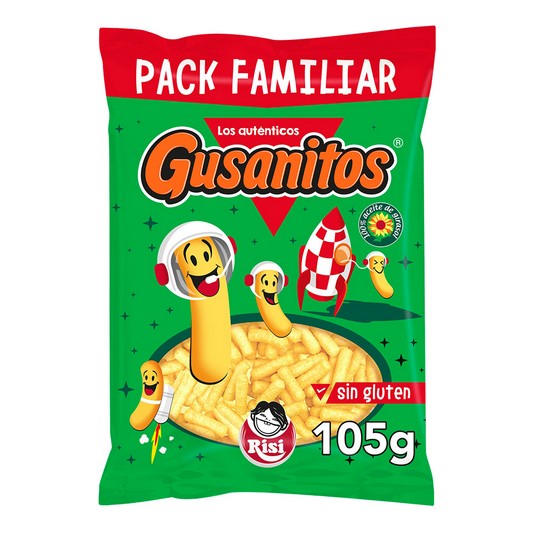 Snack de Maíz Gusanitos - Risi - 105g