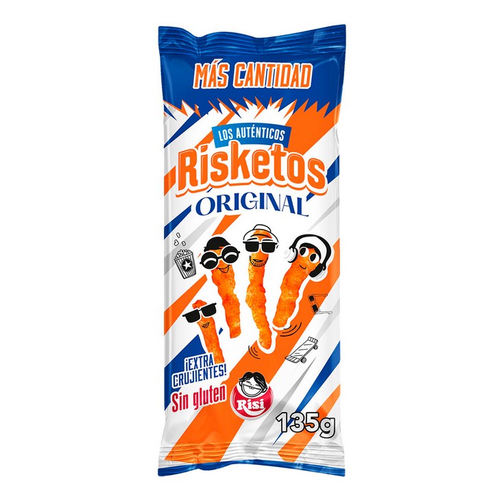 Snack de maíz horneado Risketos - Risi - 135g