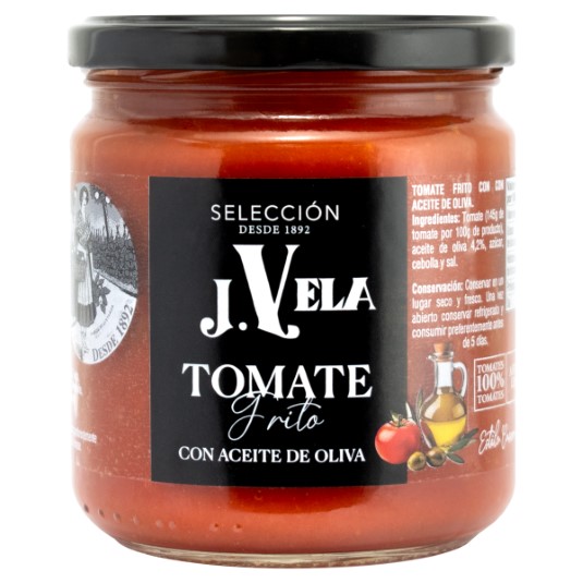Tomate frito con aceite de oliva Vela - 340g