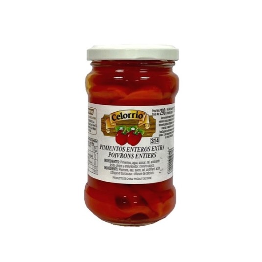 Pimientos del piquillo enteros Celorrio - 205g