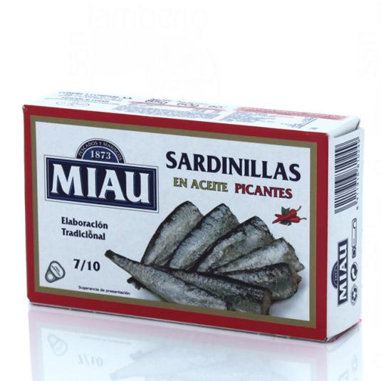 Sardinillas en Aceite picante Miau - 85g