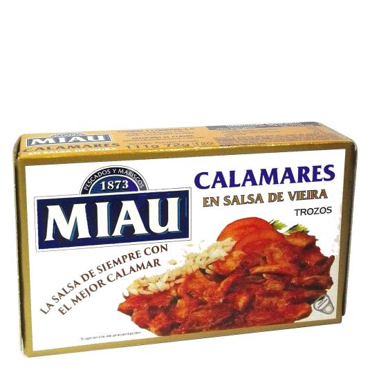 Calamares en Salsa de Vieira Miau - 72g