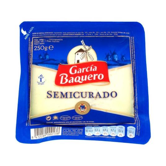 Queso Semicurado Cuña - García Baquero - 250g