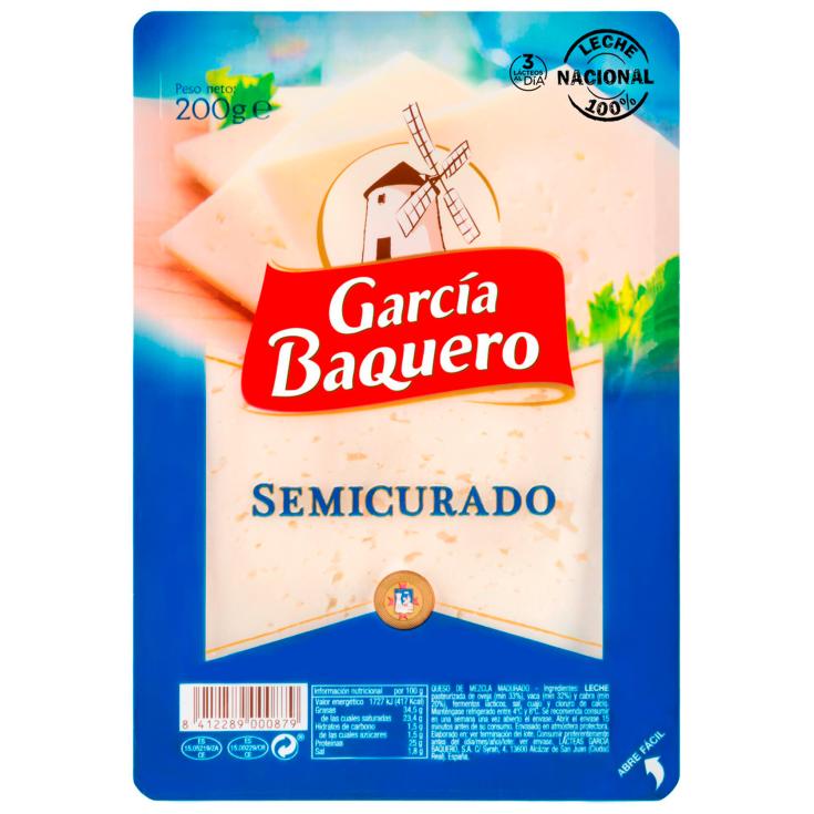 Queso mezcla semicurado lonchas 200g