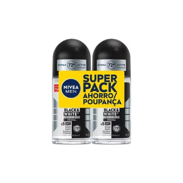 Desodorante Roll-on Invisible For Black & White Original 