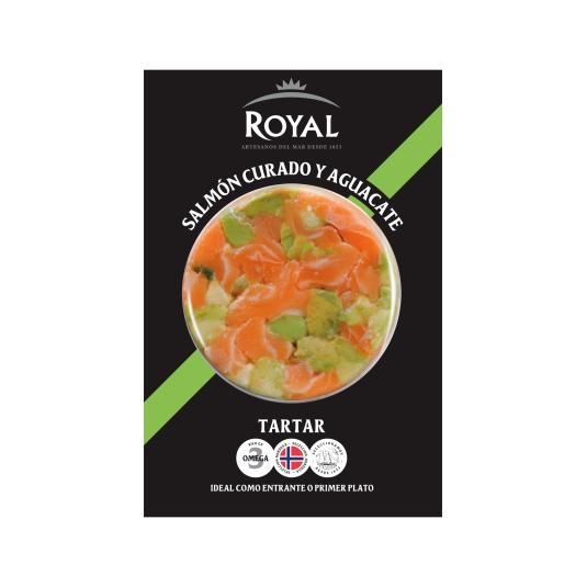 Tartar de salmón y aguacate Royal - 100g