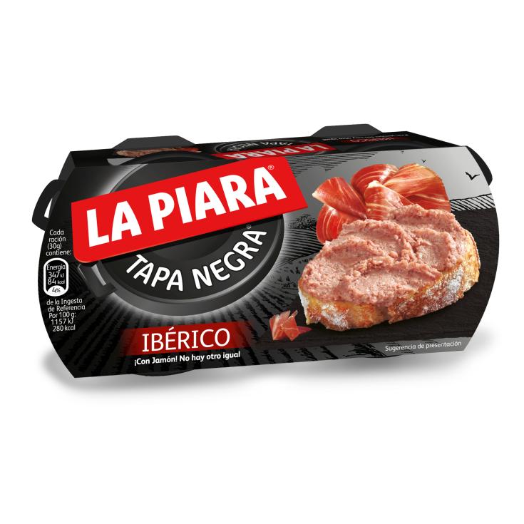Paté Ibérico Tapa Negra - La Piara - 2x73g