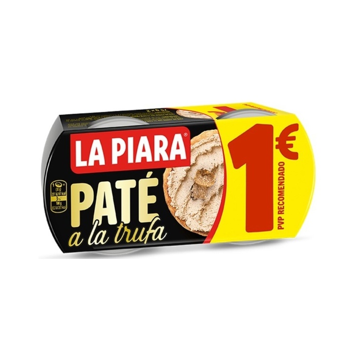 Pate a la trufa 75g 2uds