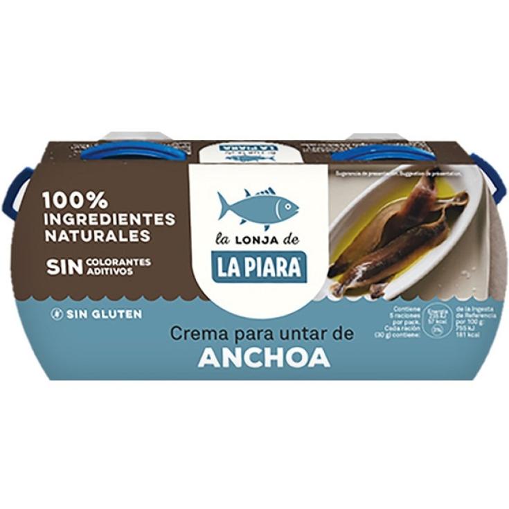 Paté Crema de Anchoa del Cantábrico - La Piara - 2x84g