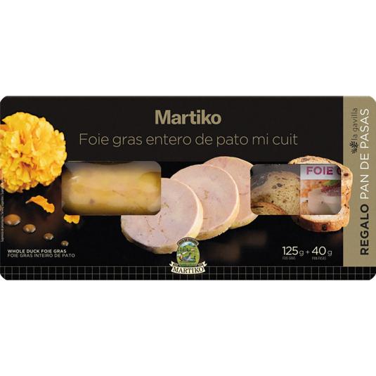 Fois gras entero mi-cuit Martiko - 125g