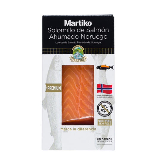 Solomillo de salmón ahumado Martiko - 150g