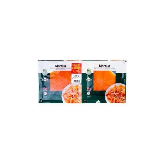Salmón ahumado Noruego Tradicional 2X180g