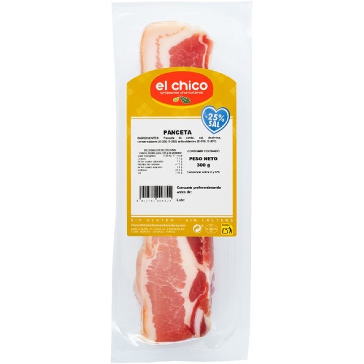 Panceta baja en sal - 300g