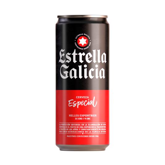 Cerveza rubia Estrella Galicia - 33cl