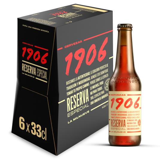 Cerveza Reserva Especial 1906 6x33cl