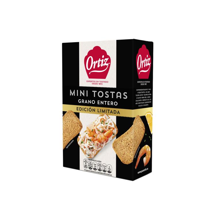 Mini tostas integrales - Ortiz - 100g Mini tostas integrales - Ortiz - 100g