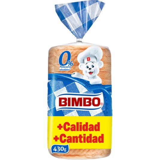 Pan de molde blanco Bimbo - 430g