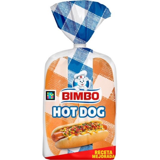 Pan para perritos calientes Bimbo - 4 uds