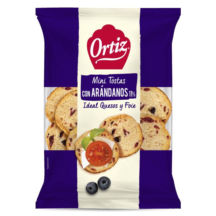 Mini tostas con Arándanos 100g