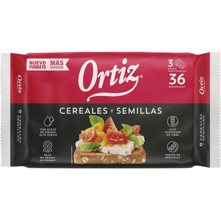 Pan tostado cereales y semillas - 36 uds