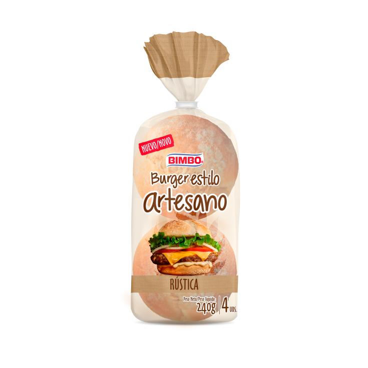 Pan para hamburguesa artesano - 240g