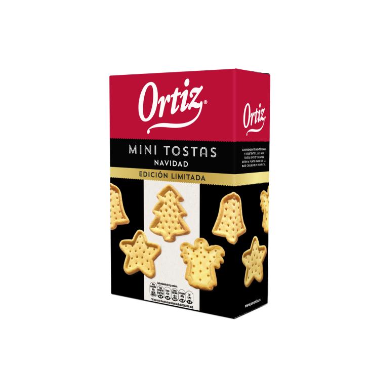 Mini tostas formas Navidad - 80g