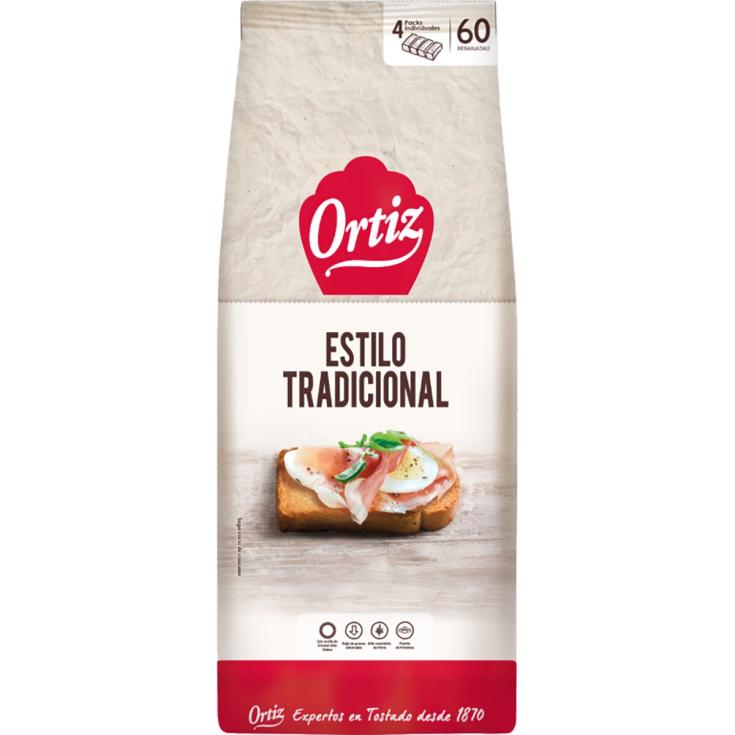 Pan tostado Tradicional 60 Rebanadas - Ortiz - 648g