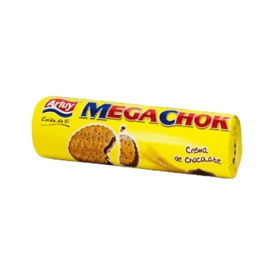 Arluy Galletas Megachok con Crema de Chocolate - 500g