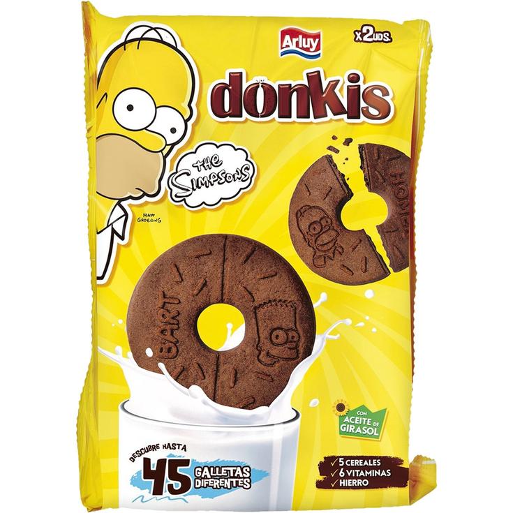 Donkis The Simpsons galletas chocolateadas