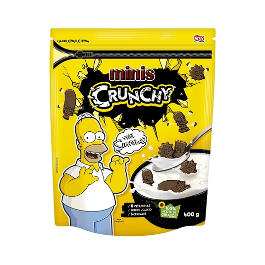Simpson minis Crunchy galletas crujientes chocolateadas 