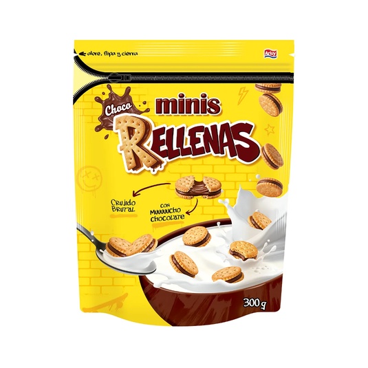 Galletas Minis Rellenas Choco