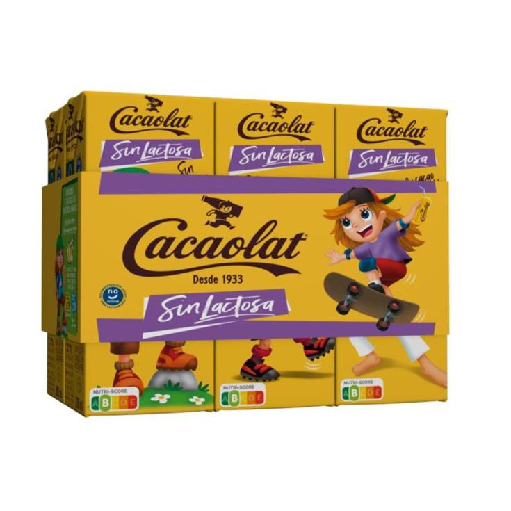 Batido de cacao sin lactosa Cacaolat - 6x200ml