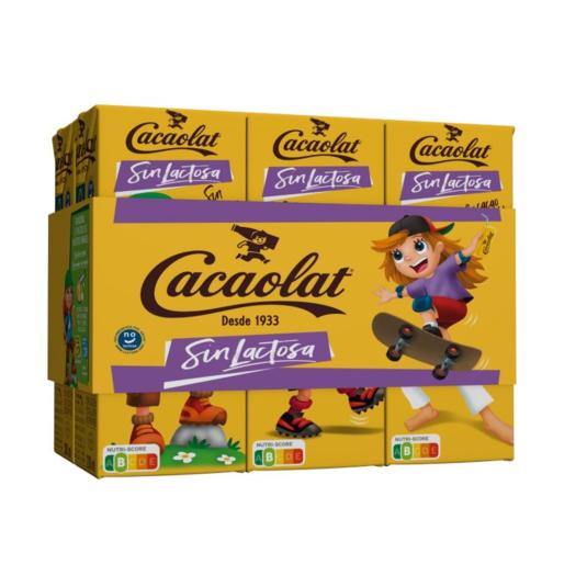 Batido de cacao sin lactosa Cacaolat - 6x200ml