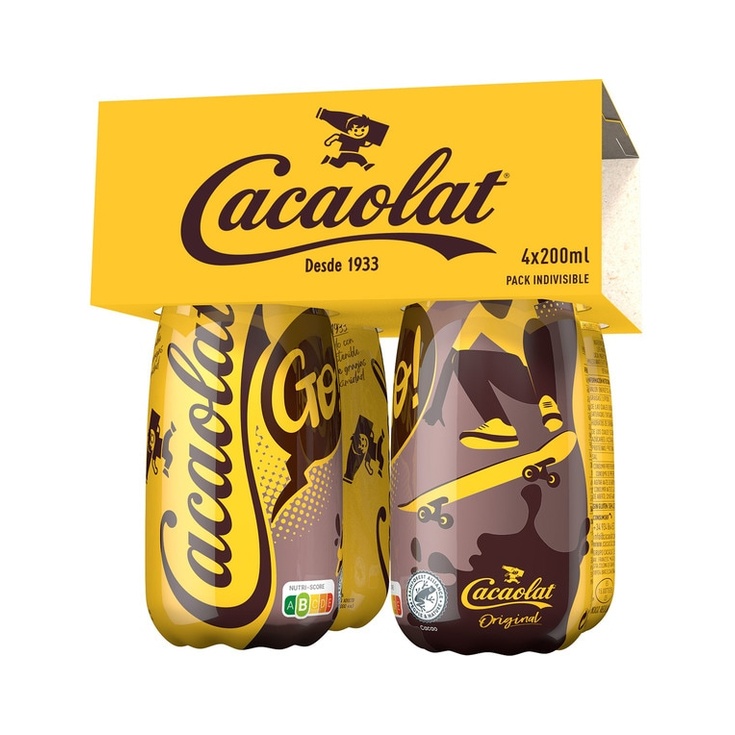 Batido de cacao Sin Gluten pack 4 botellas 200 ml