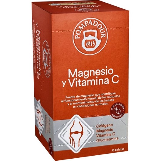 Infusión de magnesio y vitamina C Pompadour - 92g