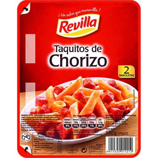 Taquitos de chorizo Revilla - 2x75g