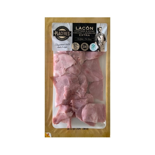 Lascas De Lacón Cocido Y Ahumado Cortada A Mano